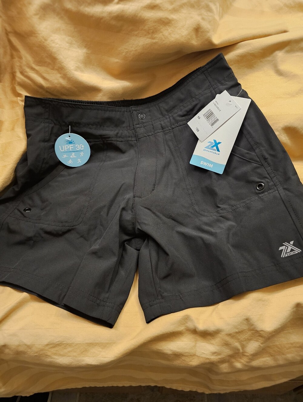 ZeroXposur-Water-Ready Men's Swim Shorts in Charcoal